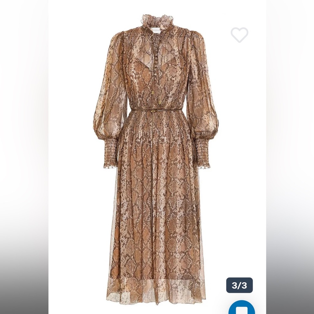 Zimmermann Python Midi Dress - image 1